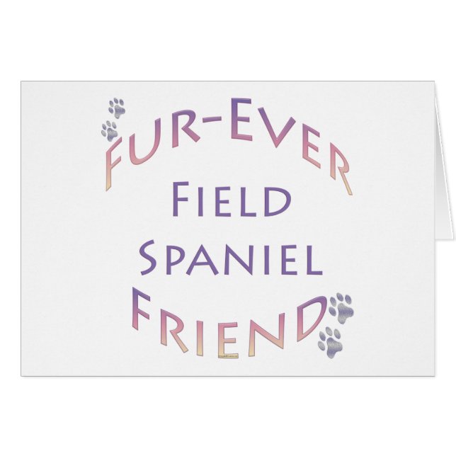 Furever Spaniel Field (Devant horizontal)