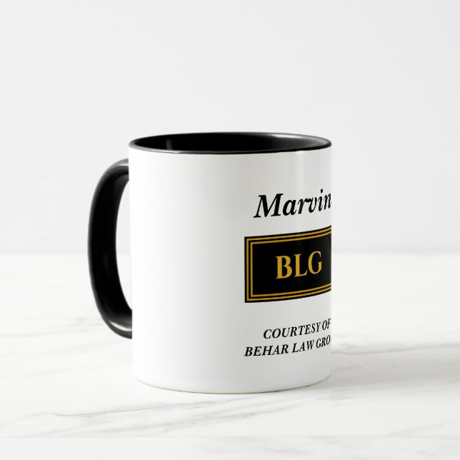 Furrever Personnalisé Bureau d'entreprise Café Mug (Devant gauche)