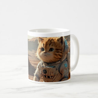 Furry Chubby Little Garfield Cub sur Mars Mug