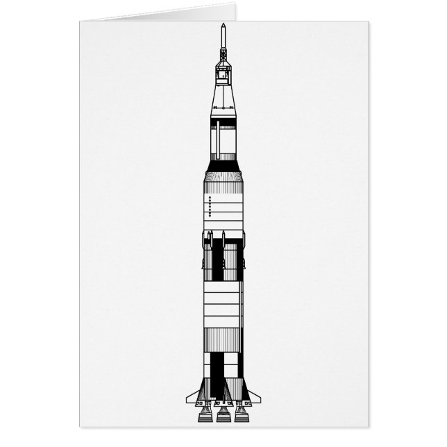 Fusée Saturn v (Devant)
