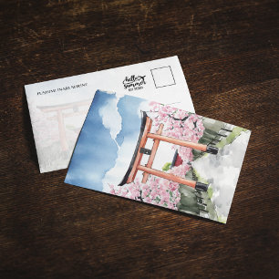 Fushimi Inari Sanctuaire Kyoto Japon Carte postale