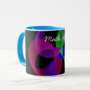 Fusion colorée Math géométrique Art Café Mug