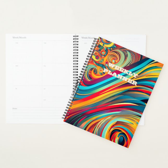 Fusion de vague de couleur – Art de tourbillon abs (Devant avec enveloppe)