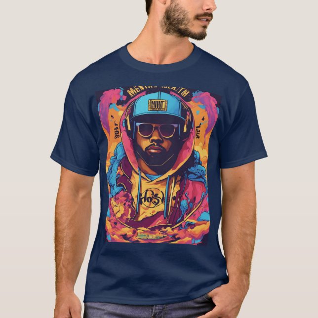 Fusion harmonique : La nature rencontre le T-shirt (Devant)