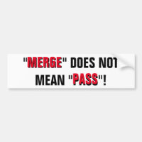 Fusion Ne Signifie Pas Passe ! Sticker pare-chocs