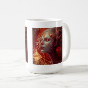 Futur Art Nouveau Mug Classique Femme, 15 oz