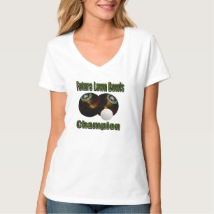 Futur Champ de pelouse Bowles, Tshirt Dames Vneck