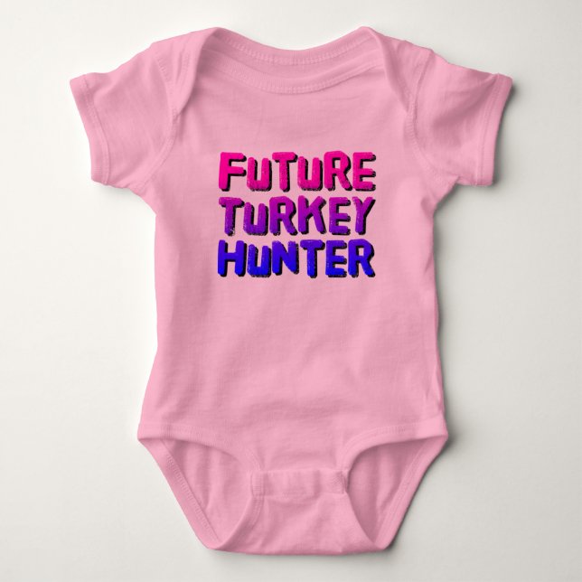 Futur chasseur de dindon Body bébé (Devant)
