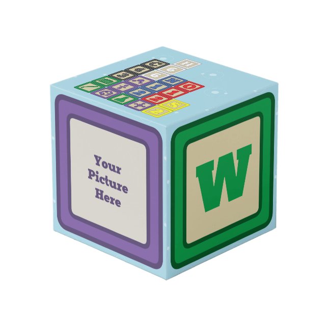 Futur Chimiste's Blocks Photo Cube (Angle devant)
