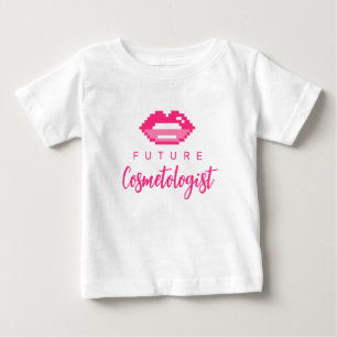 Futur cosmétologue mignon t-shirt bébé pour fille