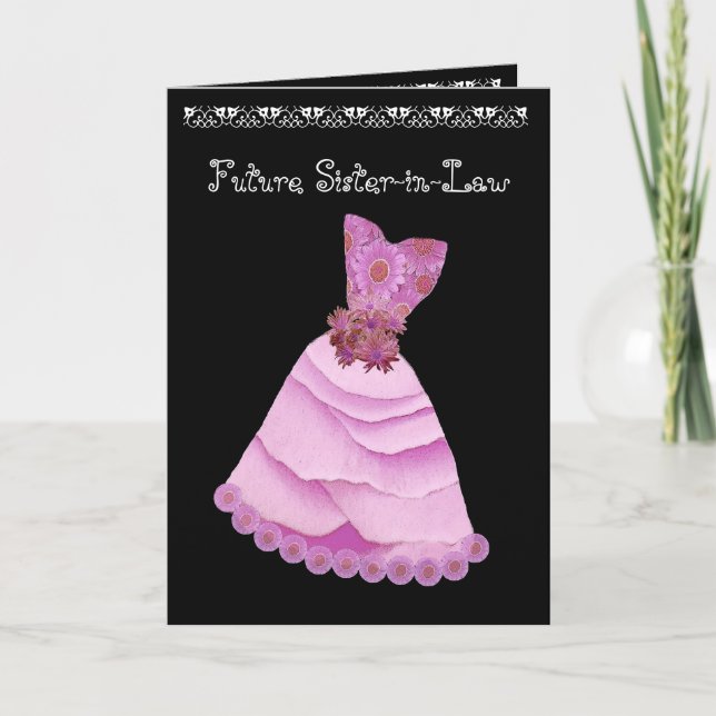 Futur gendre-belle-soeur Faire-part de mariage (Devant)