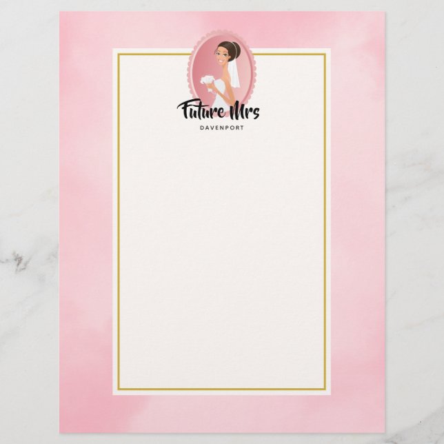 Futur Mme avec mariée en Mariage Gown (Devant)