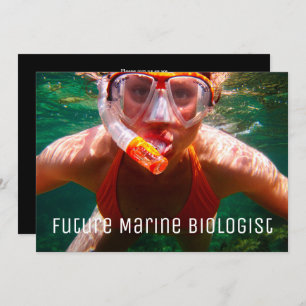 Futur moderne Carrière Photo Graduation Invitation