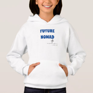 Futur Nomad Deep Blue Text Girls