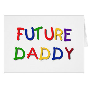 Futur papa Couleurs primaires Tshirts et cadeaux