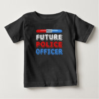 Futur policier T-shirt bébé