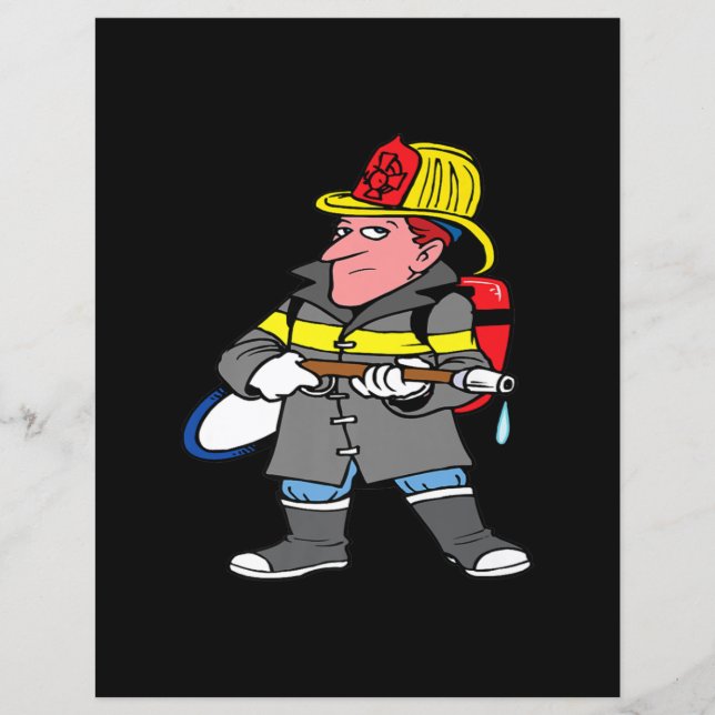 Futur Pompier Hose Veste et Secourt casque (Devant)