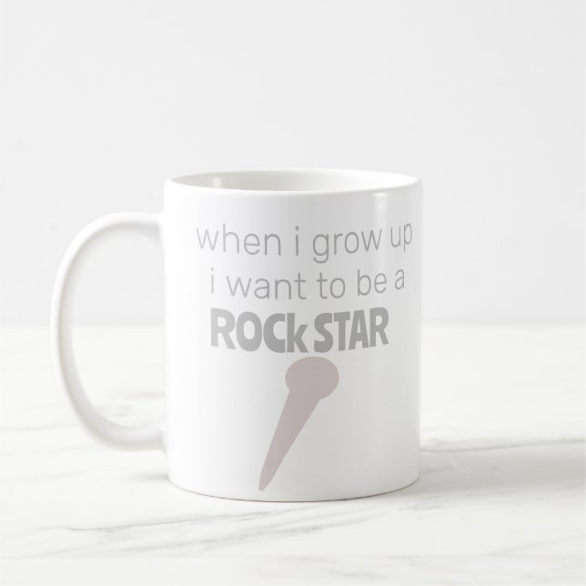 Futur Rock Star Coffee Mug (Gauche)