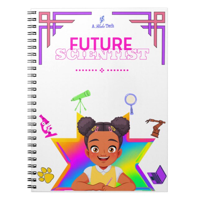 Futur scientifique Carnet inspirationnel (fille) (Devant)