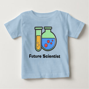Futur scientifique Chimie Beakers Baby T-Shirt