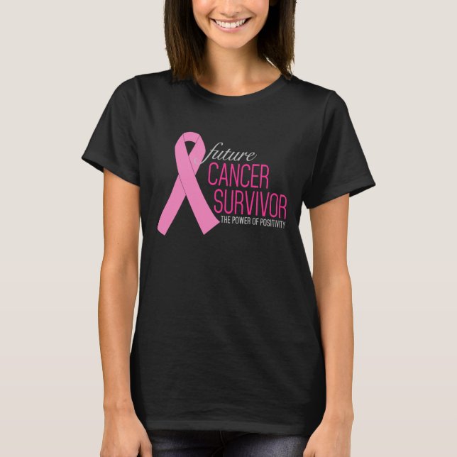 Futur survivant du cancer - T-shirt de sensibilisa (Devant)