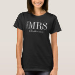 Futur T-shirt de la fête de la mariée de Mme Bride<br><div class="desc">Personnalisez le texte personnalisé ci-dessus. Vous pouvez trouver d'autres éléments de coordination dans notre collection "For The Future Mrs".</div>