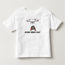 Futur T-shirt d'enfant en bas âge de pilote de