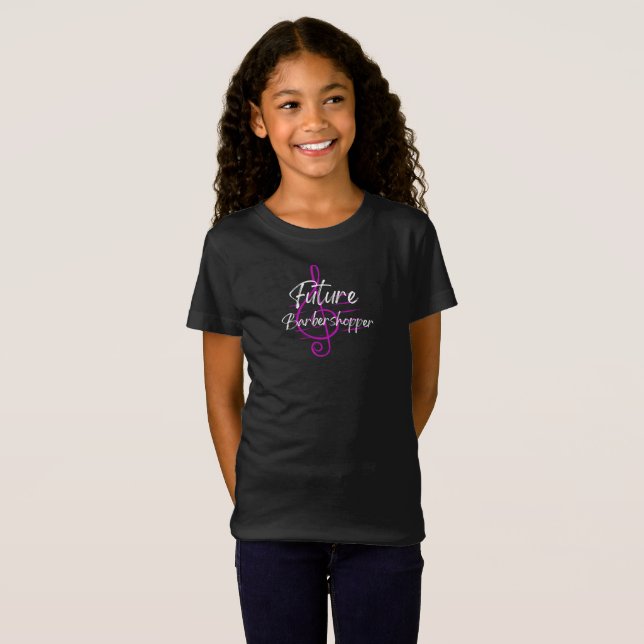 Futur T-shirt fille Barbershopper (Devant entier)