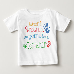 (Futur) T-shirt infantile vétérinaire de bébé