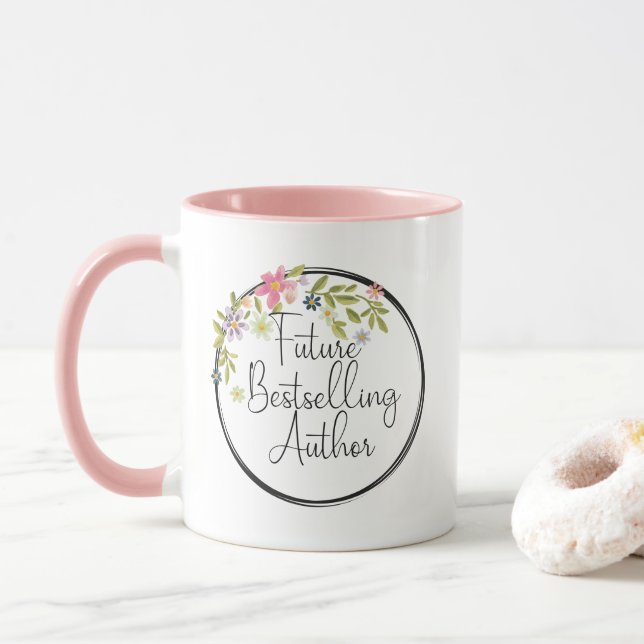 Future Bestseller Auteur Mug (Avec donut)