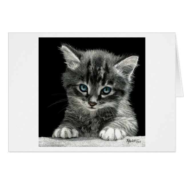 Future" carte "lumineuse de chaton - arrière - (Devant Horizontal)