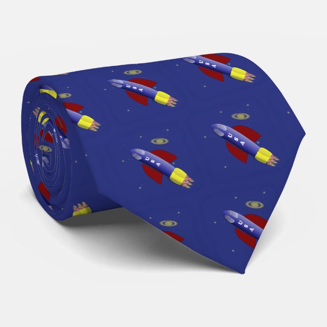 Future cravate d'astronaute (Roulé)