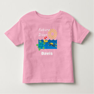 Future Diver Design - T-shirt de base pour enfants