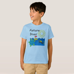 Future Diver Design - T-shirt de base pour enfants