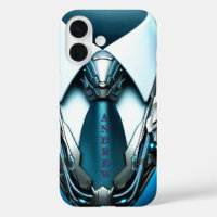 Future Elegance-4D Necktie iPhone 16 Coque pour le