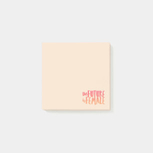 Future is Female Post-It Notes