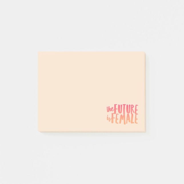 Future is Female Post-It Notes (Devant)