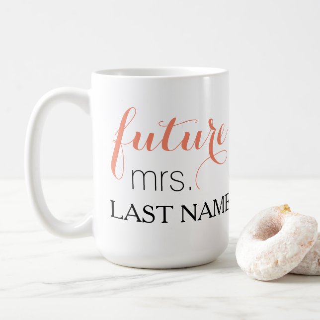 Future Mme tasse de café (Avec donut)