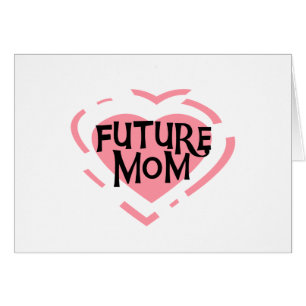 Future Mom Pink Heart Tshirts et cadeaux