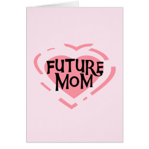 Future Mom Pink Heart Tshirts et cadeaux