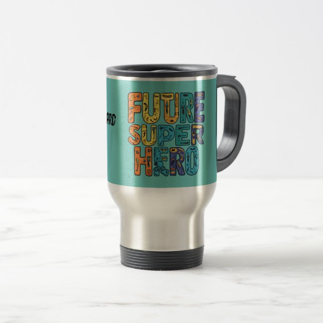 FUTURE SUPER HERO Mug personnalisée (Devant droit)