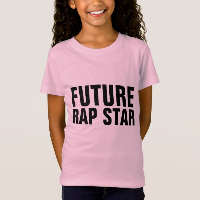 FUTURE T-SHIRTS DE L'ÉTOILE PAR LE RAP POUR ENFANT (Devant)