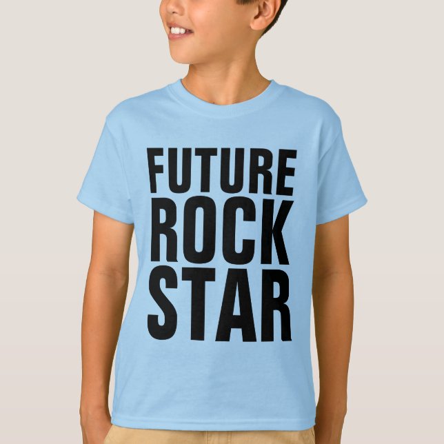 FUTURE T-SHIRTS ROCK STAR POUR ENFANTS (Devant)