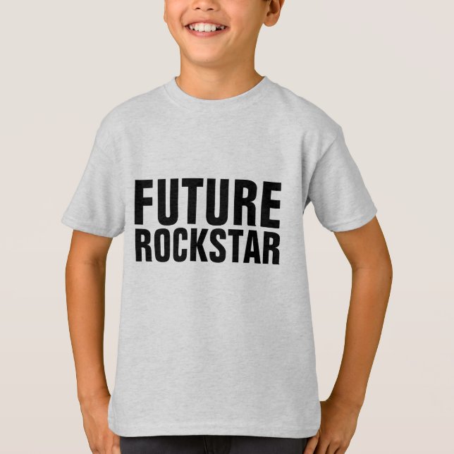 FUTURE T-SHIRTS ROCK STAR POUR ENFANTS (Devant)