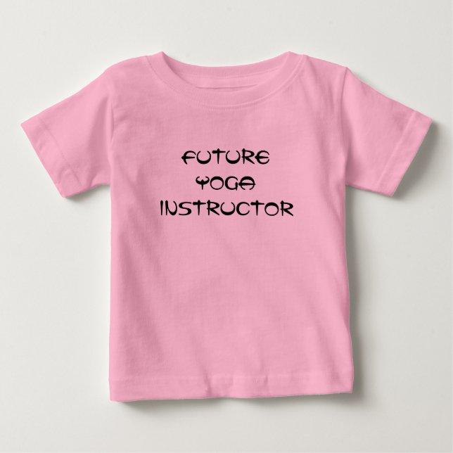 Future Yoga Instructor baby tshirt (Devant)