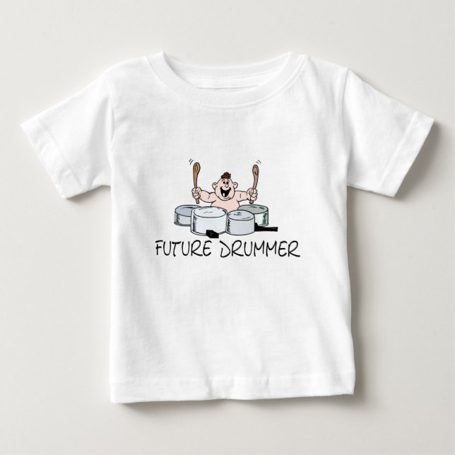 Futurs T-shirts et cadeaux de batteur (Devant)