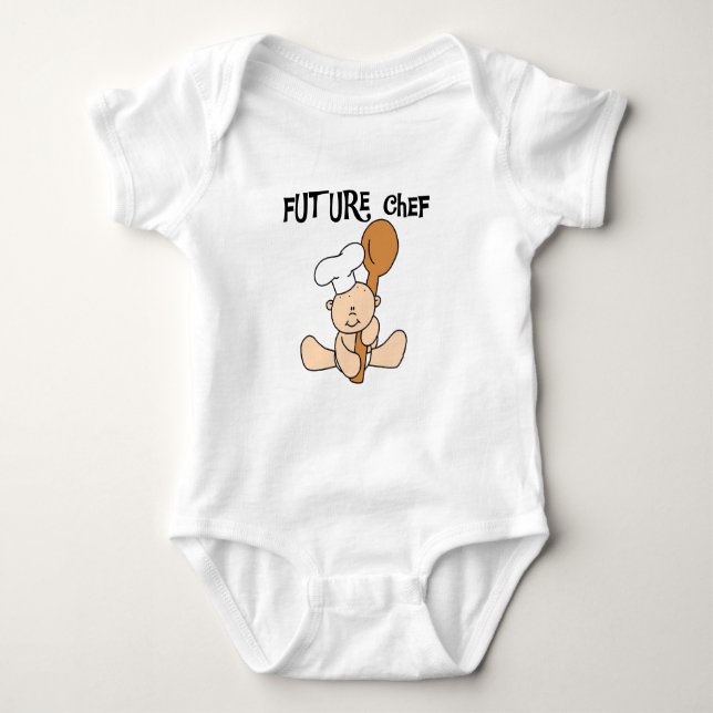 Futurs T-shirts et cadeaux de chef de bébé (Devant)