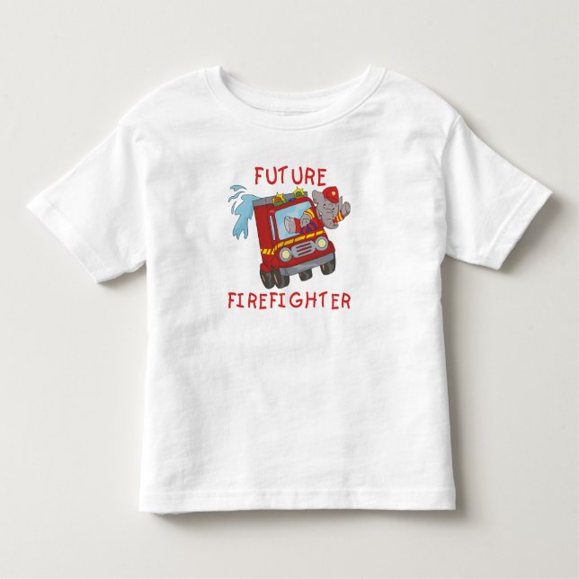 Futurs T-shirts et cadeaux de sapeur-pompier (Devant)
