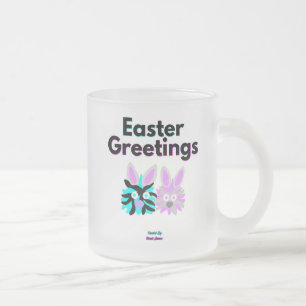 Fuzzles de lapin Petite Mug de verre givré