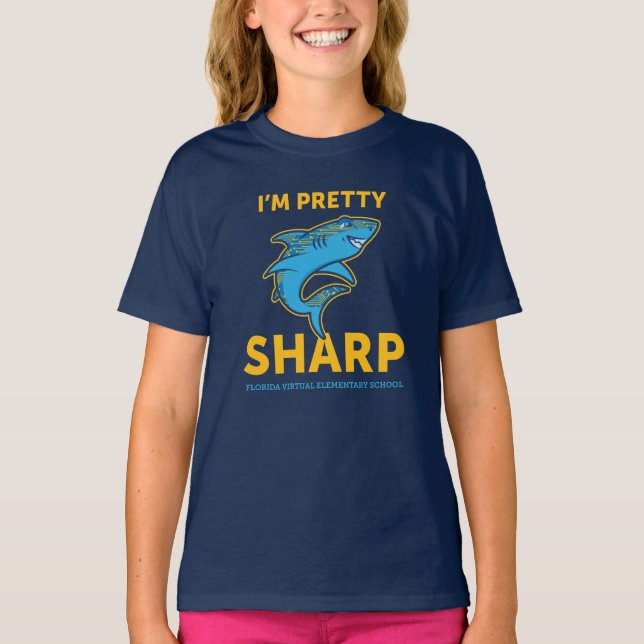 FVES Je suis plutôt Sharp, T-shirt de la marine et (Devant)